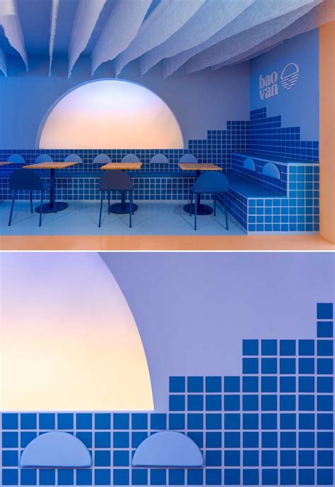 This Restaurant Interior Design Was Inspired By A Beach Sunset | Restaurant interior design ...