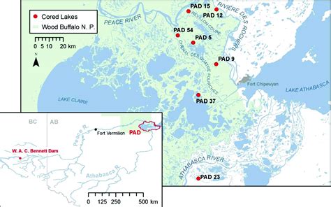 Lake Athabasca Map