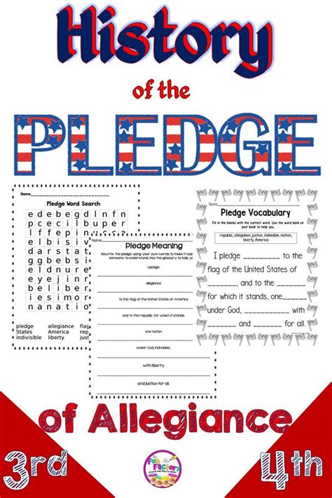 Meaning Of The Pledge Of Allegiance Worksheets