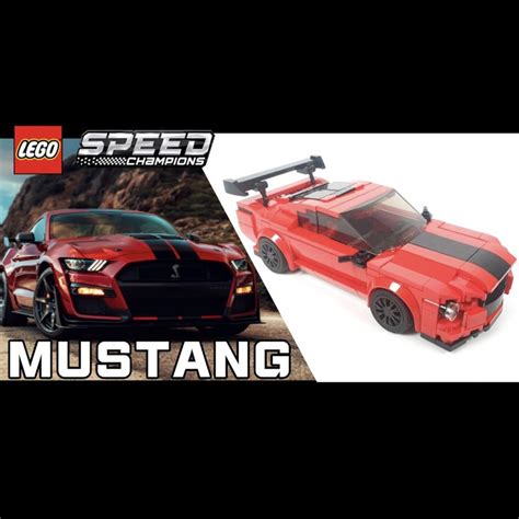 LEGO MOC Ford Mustang Shelby GT500 Speed Champions by BrickYourDream | Rebrickable - Build with LEGO