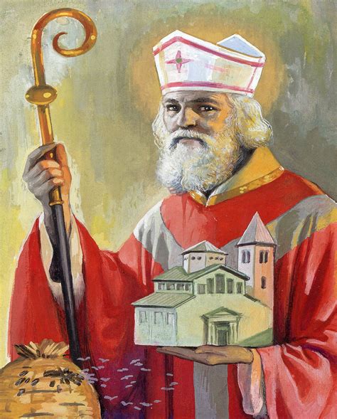 St Ambrose N Catholic Picture Print - Etsy