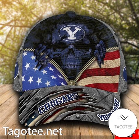 Byu Cougars Mascot Custom Caps - Tagotee