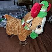 Amazon.com: Cuddle Barn | Tooty Rudy 10" Reindeer Animated Stuffed Animal Plush Toy for ...