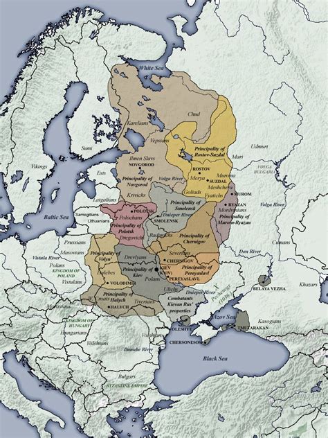 Origin of 'Kievan Rus', the Big Northeastern European Federation of the ...