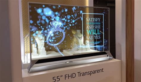 New Oled Transparent screen is ISE 2016 - Virtual On