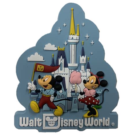 Disney Magnet - Disney Park Life - Mickey and Minnie - Rubber