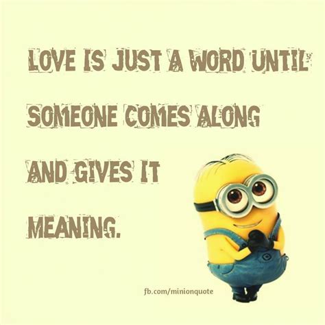 Minion Love Quotes. QuotesGram