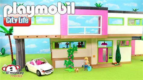 Playmobil City Life! Massive Modern Luxury Mansion Collection! Mansion ...