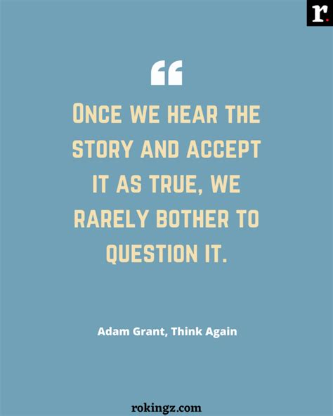 20 Best Quotes from Think Again by Adam Grant | Rokingz | Best quotes, Quotes, Book quotes