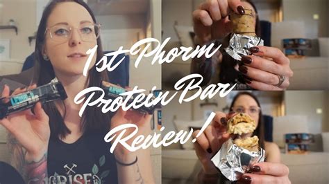 1st Phorm Level-1 Protein Bar Review! (You will want to watch!) - YouTube