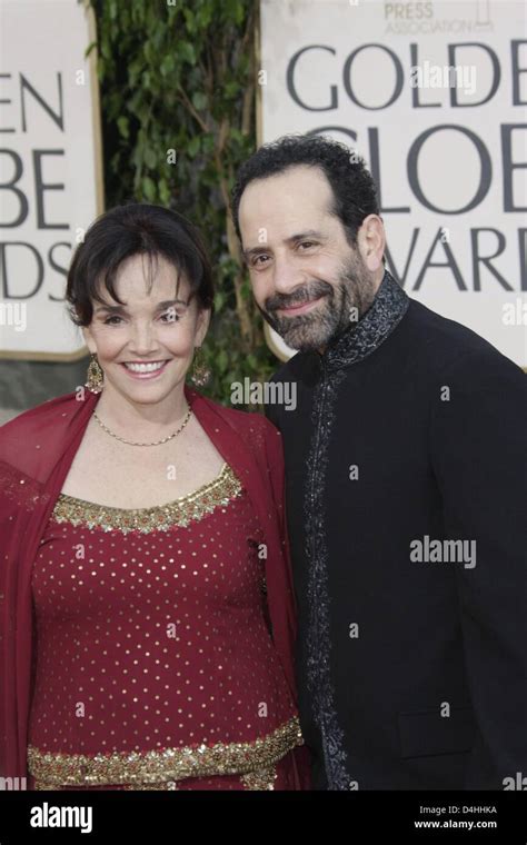 Actor Tony Shalhoub and his wife, actress Brooke Adams, arrive for ...