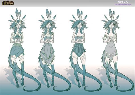 ArtStation - Neeko the Curious Chameleon - Concept Art- League of ...