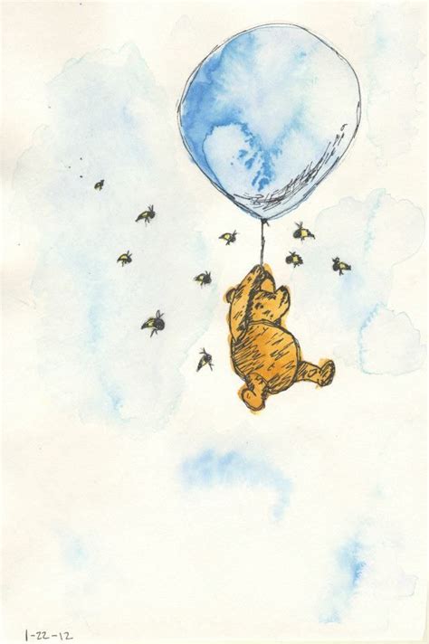 Image result for watercolour pooh | Winnie the pooh drawing, Winnie the ...