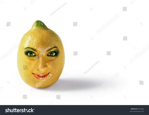 Funny Fruit Face Lemon Stock Photo 9632620 | Shutterstock