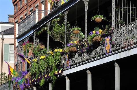 Mardi Gras Balcony by Bourbon Street