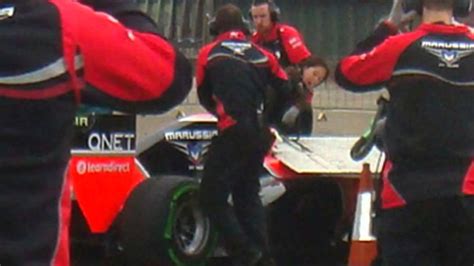 Maria de Villota: Car 'not at fault' over Marussia test crash - YouTube