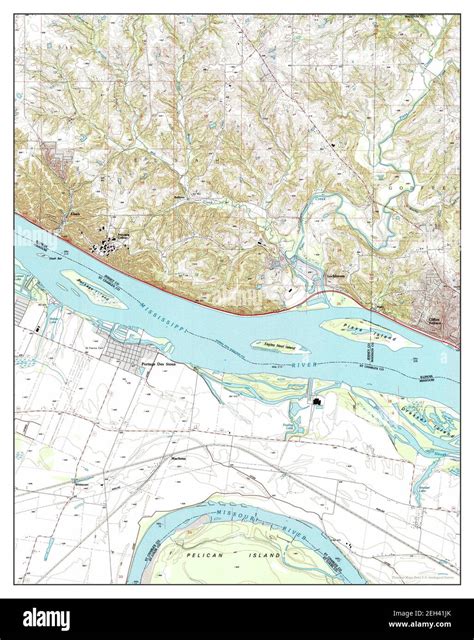 Elsah, Illinois, map 1991, 1:24000, United States of America by Timeless Maps, data U.S ...