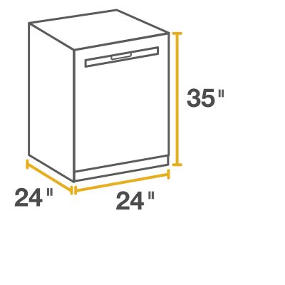 Kitchenaid Superba Dishwasher Dimensions | Wow Blog