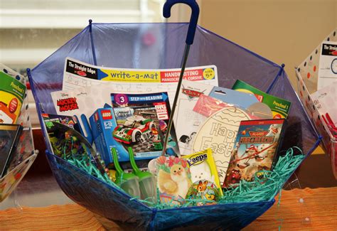 Make Your Own Umbrella Easter Baskets (non candy centered, allergy friendly)