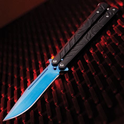 Vortex Balisong Butterfly Knife Stainless Steel Blade,