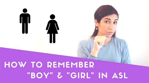 Vlog: The Origin of ASL signs BOY and GIRL in American Sign Language - YouTube