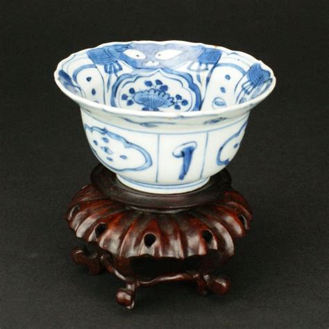 Foliate bowl - Kraak porcelain - Porcelain - Miniature - Catawiki