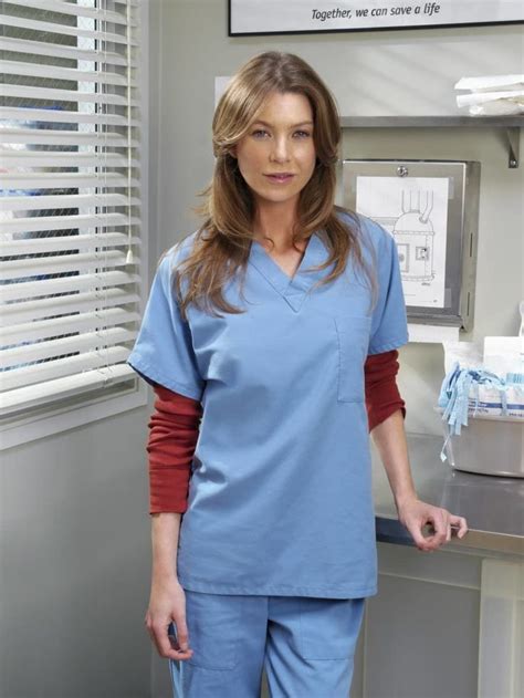 Ellen Pompeo as "Meredith" in 'Grey's Anatomy' | Meredith grey hair, Greys anatomy, Meredith grey