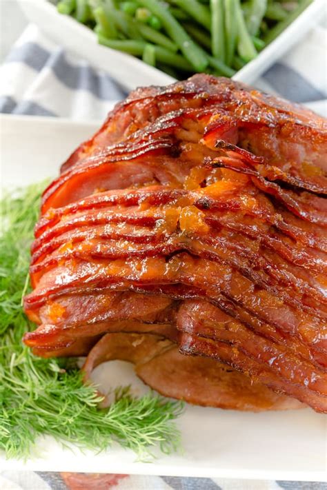 Apricot Bourbon Glazed Ham | greens & chocolate