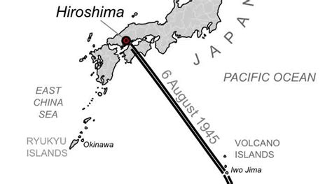 Hiroshima And Nagasaki Map