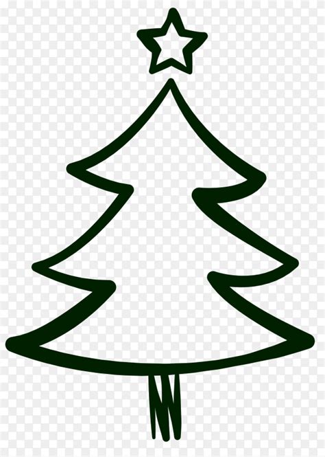 Hand drawn Christmas tree premium vector PNG - Similar PNG