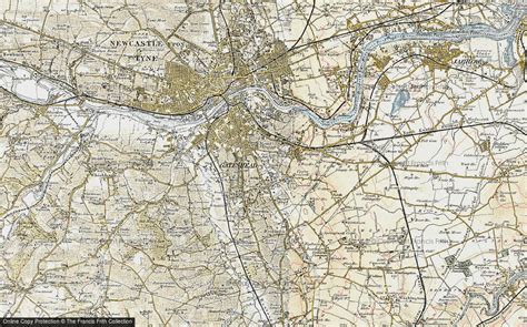 Historic Ordnance Survey Map of Carr Hill, 1901-1904