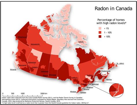Radon Maps: Radon Zones in USA & Canada