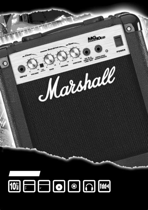 User manual Marshall MG10CD (English - 6 pages)