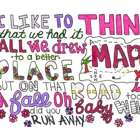 Maps by Maroon 5 Lyric Art | Maroon 5 lyrics, Lyric art, Lyrics