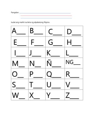 Learn Filipino alphabet and addition | PDF