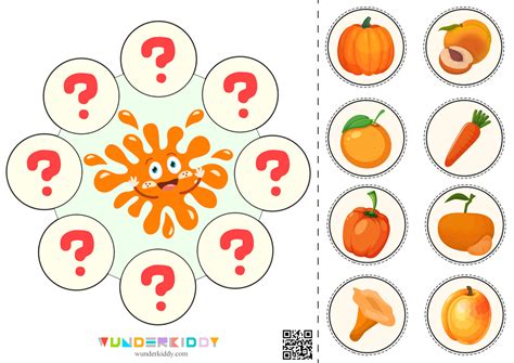 Printable Color Wheel Sorting Activity Fruits and Vegetables