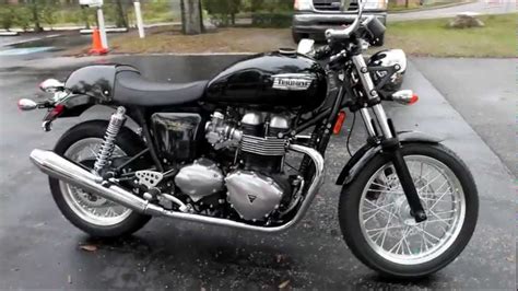 2013 Triumph Thruxton in Black at Euro Cycles of Tampa Bay Florida ...