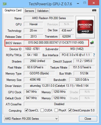 GPU BIOS Update Tools for Nvidia & AMD Graphics Cards