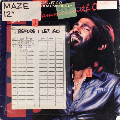 Maze Featuring Frankie Beverly - Before I Let Go / Golden Time Of The ...