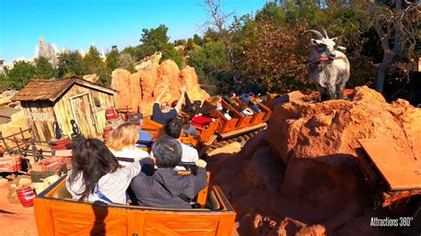 MyDisneyFix | [4K] Disneyland Big Thunder Mountain Coaster-Style Ride | SoCal Attractions 360