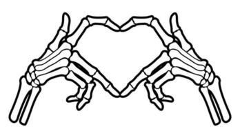 Skeleton Hand Holding Heart Tattoo