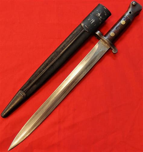 BRITISH ARMY 1888 LEE METFORD BAYONET & SCABBARD 1900 DATED | JB Military Antiques