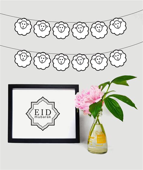 Sheep Garland for Eid Al Adha, DIY Eid Decorations - Etsy