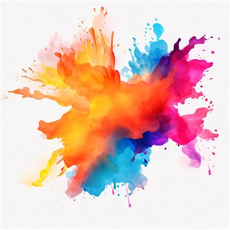 Colorful Paint Splatter Background