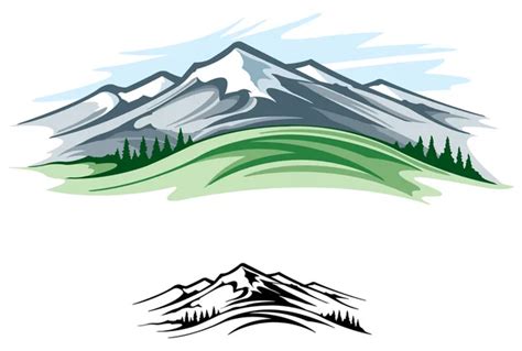 Mountains Vector Art Stock Images | Depositphotos