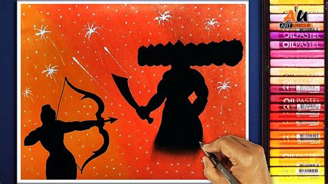 How To Draw Ravana For Dussehra Dussehra Drawing For Kids 1 | Images ...