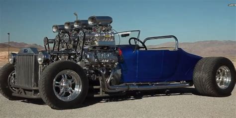 1927 Ford Model T Dual Engined Quad Supercharged T Bucket - R&,T DRIVE Videos