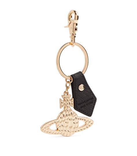 Womens Vivienne Westwood black Hammered Orb Keyring | Harrods ...