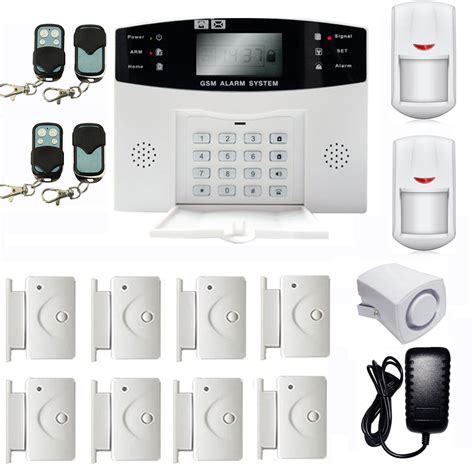 GSM 108 Zones Wireless & Wired Voice Home Alarm Security System LCD Auto Dialer-in Alarm System ...