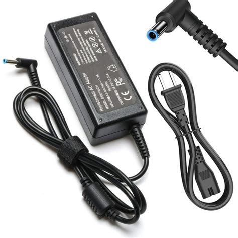 Replacement Laptop Charger AC Adapter for HP Stream 14-cb161wm 6SH03UA Power Cord 45W 19.5V 2 ...